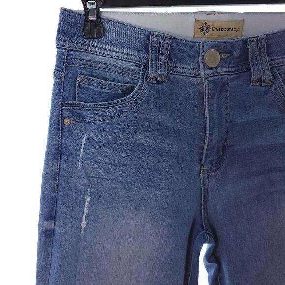 Democracy Womens Size 6 "Ab" Technology Cuffed Cropped Jeans - Picture 4 of 13
